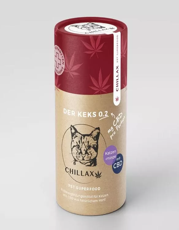 Katzenkekse - Katzenminze - 0.2 mg CBD - Total 120 mg CBD